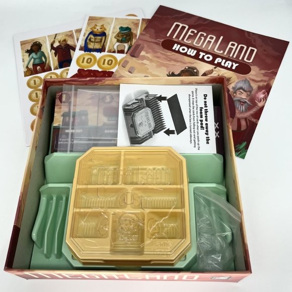 Megaland‎ Board Game By Red Raven Games - Picture 3 of 6